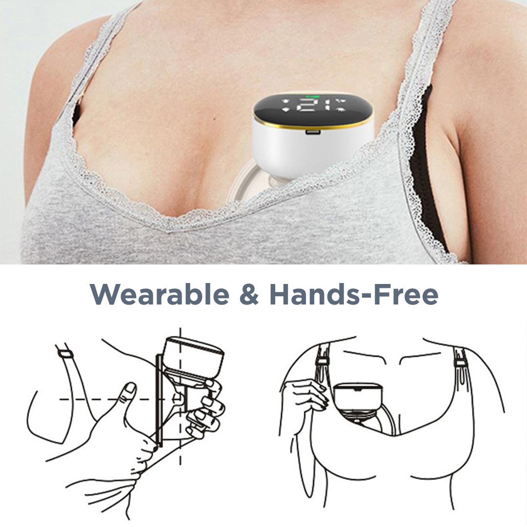 Hands-Free & Wearable Breast Pump